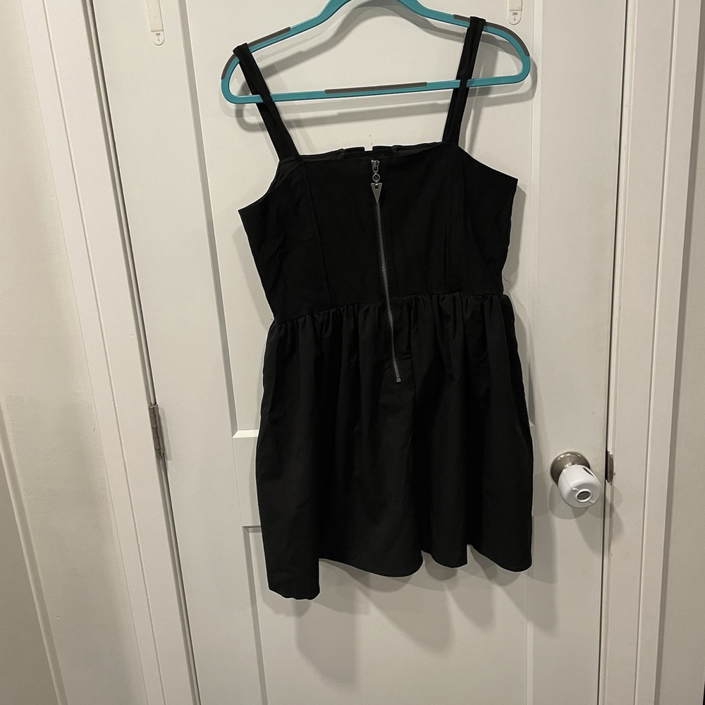 Disturbia Miranda Mini Corset Dress Black Size 10 US NWOT Goth Women’s - Picture 5 of 8